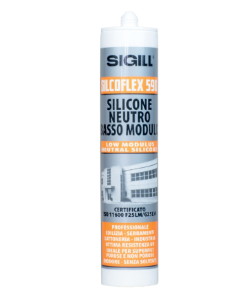 Silicone Basso Modulo SILCOFLEX 590 Grigio ML.300 Professionale – Masterfer
