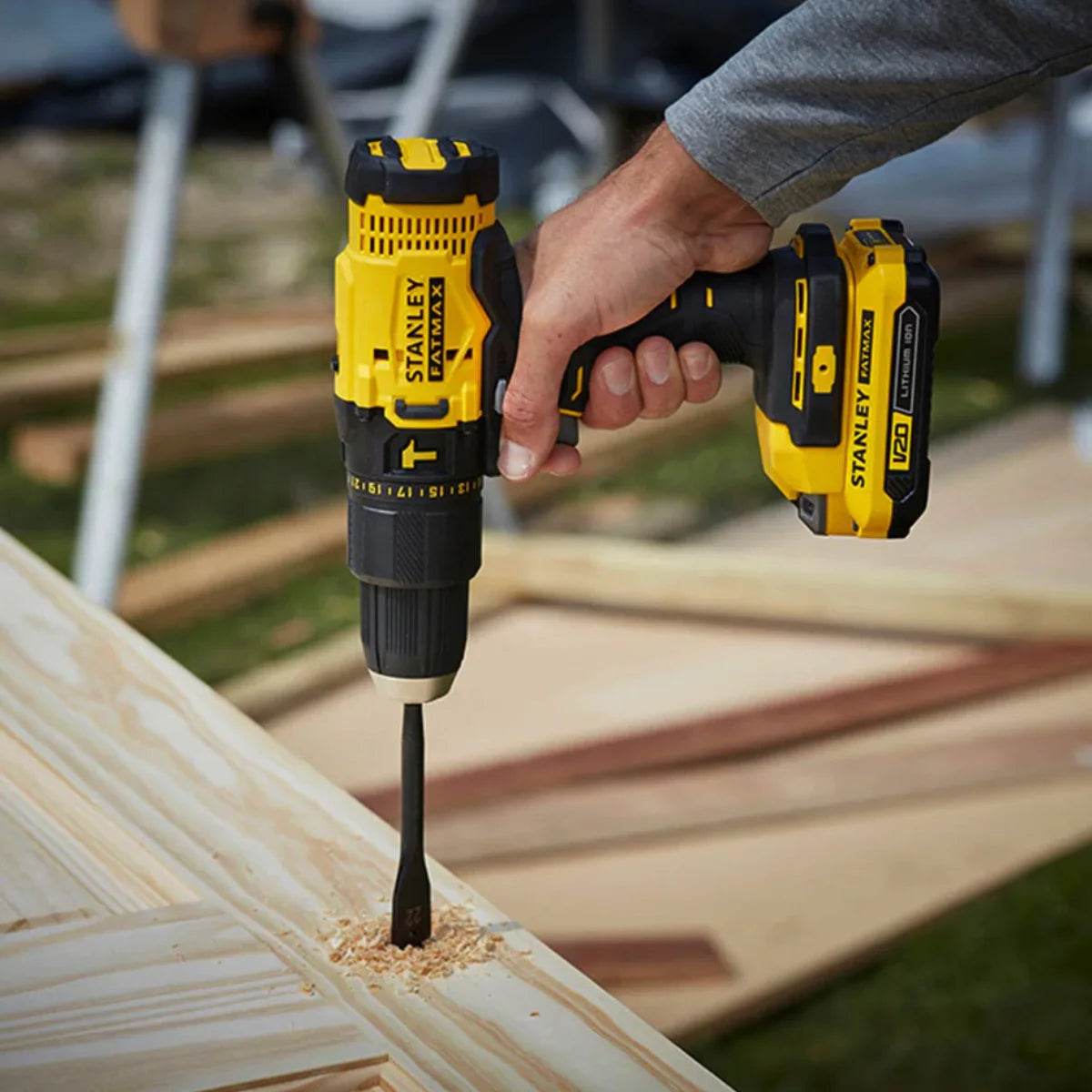 STANLEY FatMax SFMCD711D2K Trapano a Percussione 2 batterie