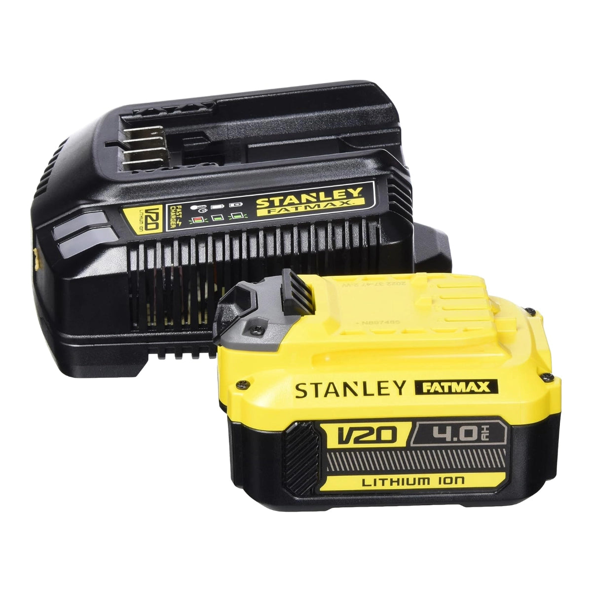 STANLEY SFMCB14M1-QW - Set caricabatterie con batteria 18V