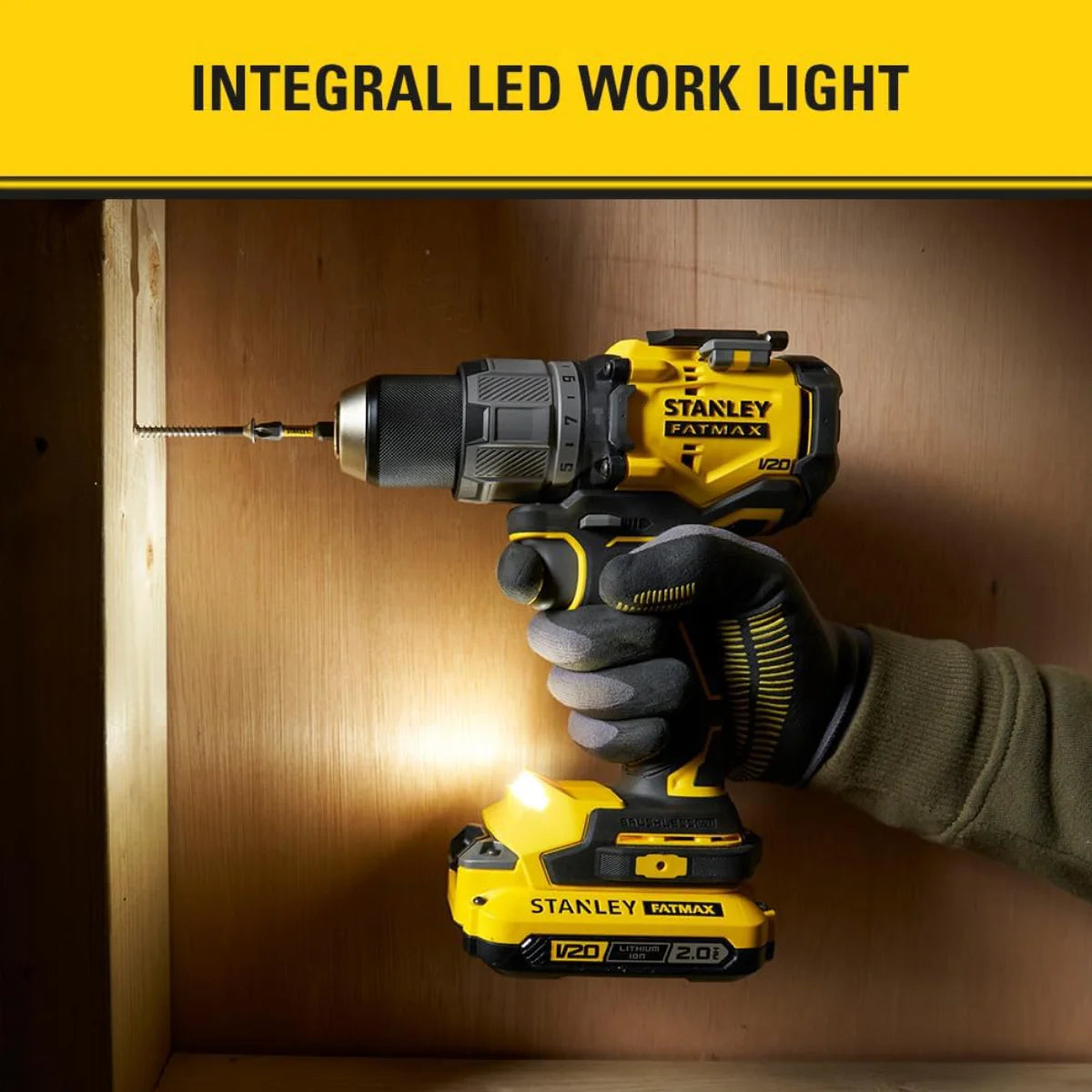 STANLEY SFMCD726B-XJ FATMAX Trapano a percussione brushless a batteria 18V V20 (solo utensile)
