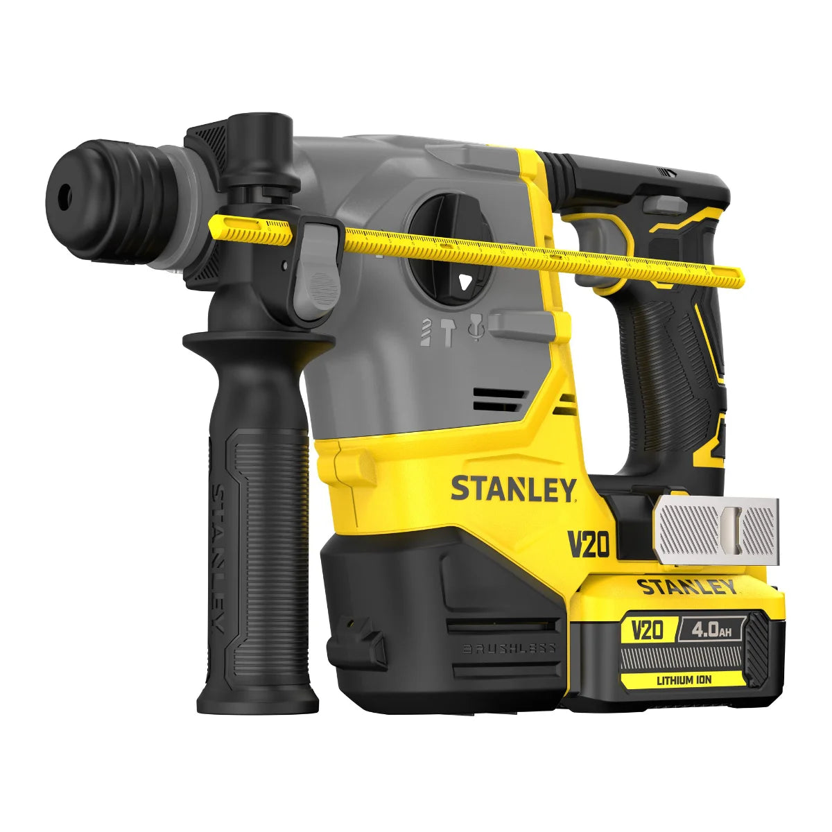 STANLEY SFMCH910M2T-IT Martello SDS-Plus compatto V20 -18V - 2.5J 2x4Ah