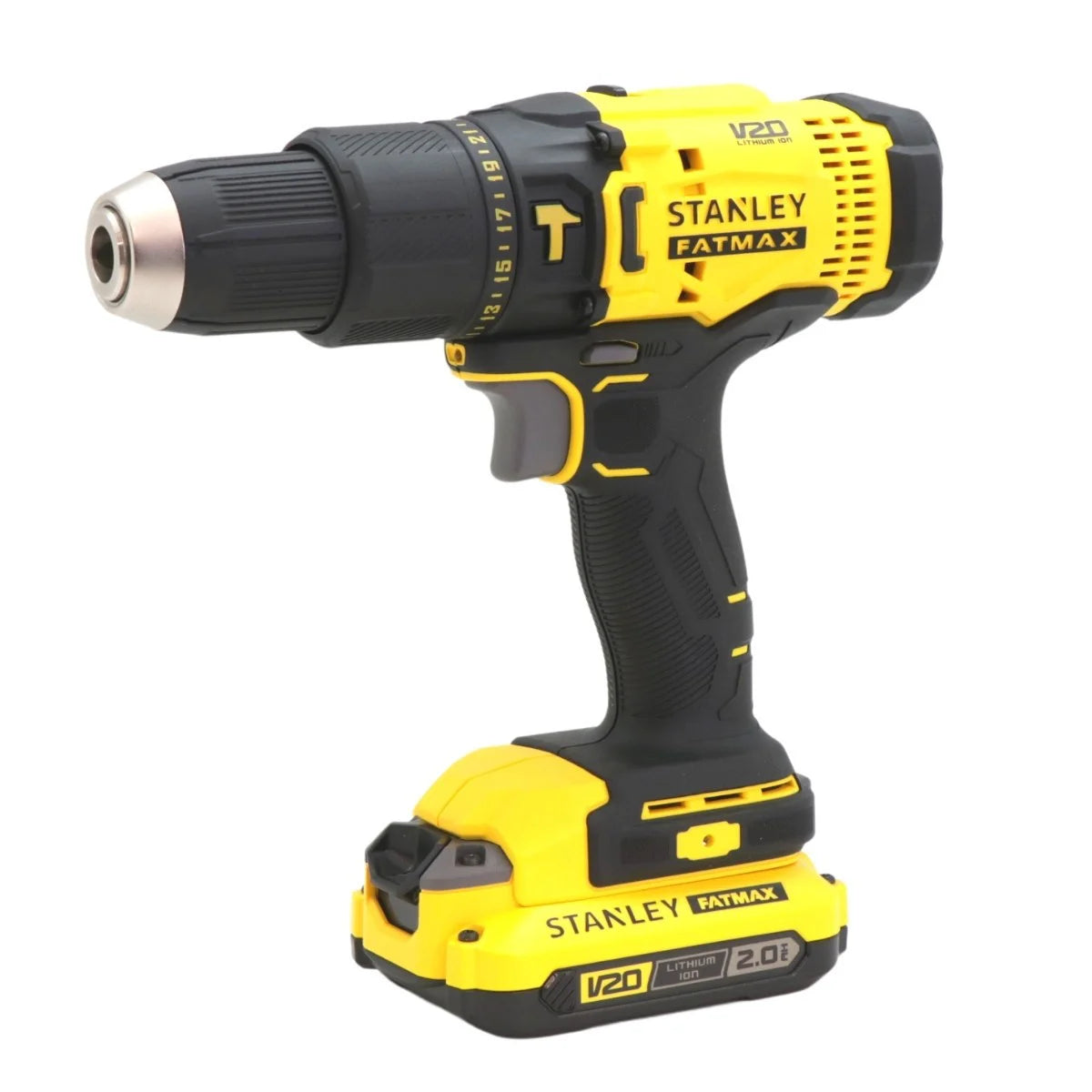 STANLEY SFMCK471D2S-QW Kit trapano percussione V20 e smerigliatrice