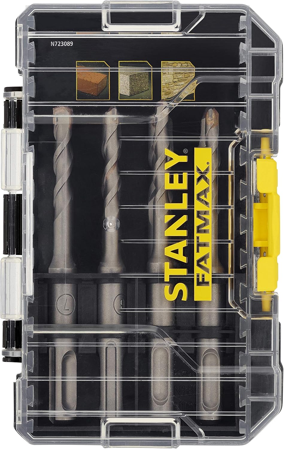 Stanley STA88555-XJ - Set di 8 punte da trapano tassellatore SDS-Plus