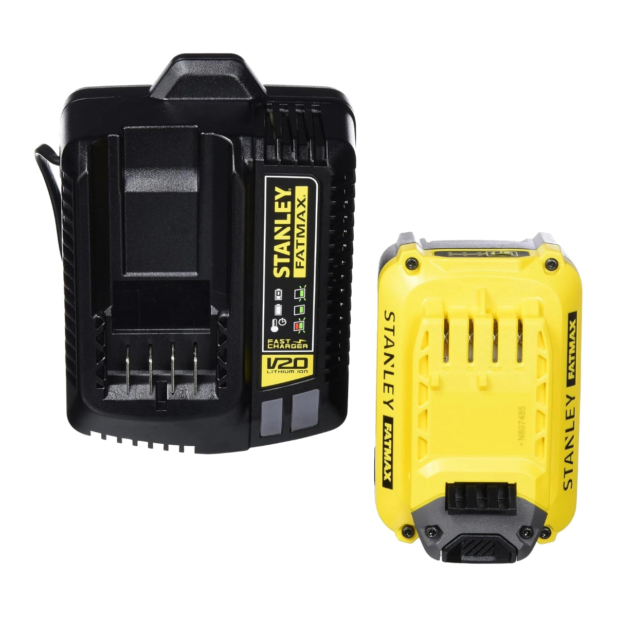 STANLEY SFMCB14M1-QW - Set caricabatterie con batteria 18V