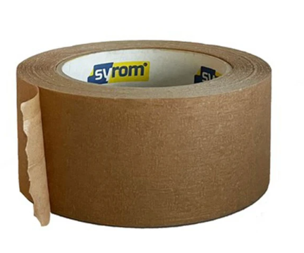 SYRPACK 0006835 Nastro adesivo da imballo in carta colore Avana 50mmx50mt