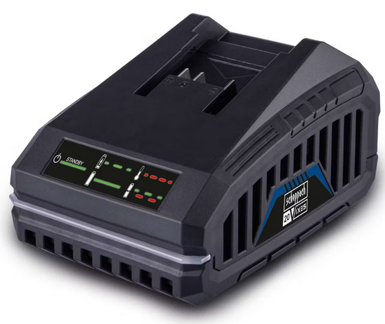 Scheppach sbc4.5a Caricabatterie "rapido" 20v per batterie 2.04.0 ah serie ixes