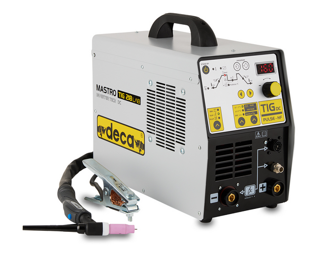 Deca MASTROTIG 218 DC LAB Pulsato saldatrice inverter 220v , tig 5-200 A