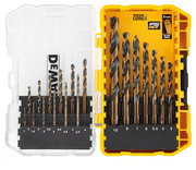 Dewalt DT70728 Serie Punte HSS-G per metallo 19PZ. BLACK&GOLD , 3 Taglienti