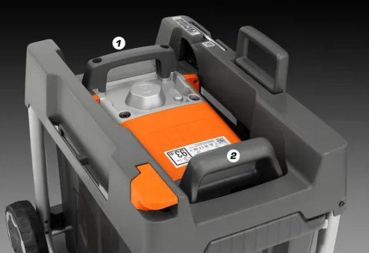 Husqvarna GS 340is Biotrituratore a batteria 36V , rami fino a 40 mm potenza 1400W , 45 litri , solo corpo