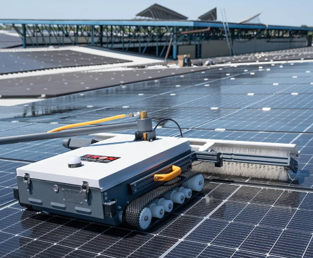 JET PHOTOS R1 S Robot per Pulizia Pannelli Fotovoltaici a batteria motore Brushless con radiocomando senza interferenze