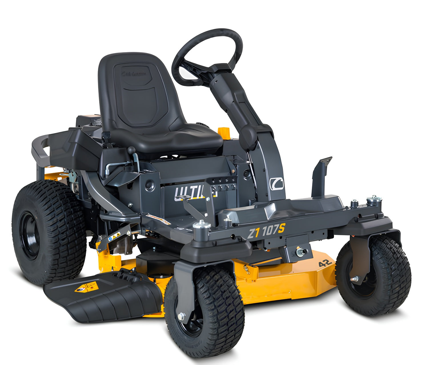 Cub Cadet Z1 107S Rasaerba zero turn volante , raggio zero per pendenze 46% (25°) , taglio 107 cm , c.c. 679 Trasmissione Doppia Hydro