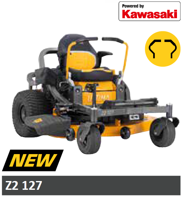 Cub Cadet Z2 127 Rasaerba zero turn a leve , raggio zero per pendenze 46% (25°) , taglio 127 cm , c.c. 726 Trasmissione Doppia Hydro