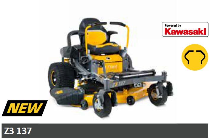 Cub Cadet Z3 137 Rasaerba zero turn a leve , raggio zero per pendenze 46% (25°) , taglio 137 cm , c.c. 726 Trasmissione Doppia Hydro