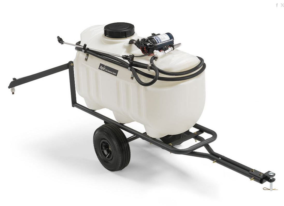 Botte a traino irrorazione e diserbo TCT 25 FL 94 litri con pompa 12V