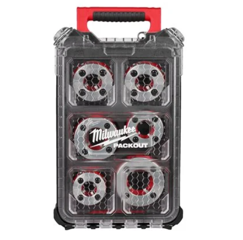Milwaukee 4932480249 Bussole per filettatrici FPT2HK BSPT Alloy ½″, ¾″, 1″, 1¼″, 1½″, 2″ PER M18 FPT2