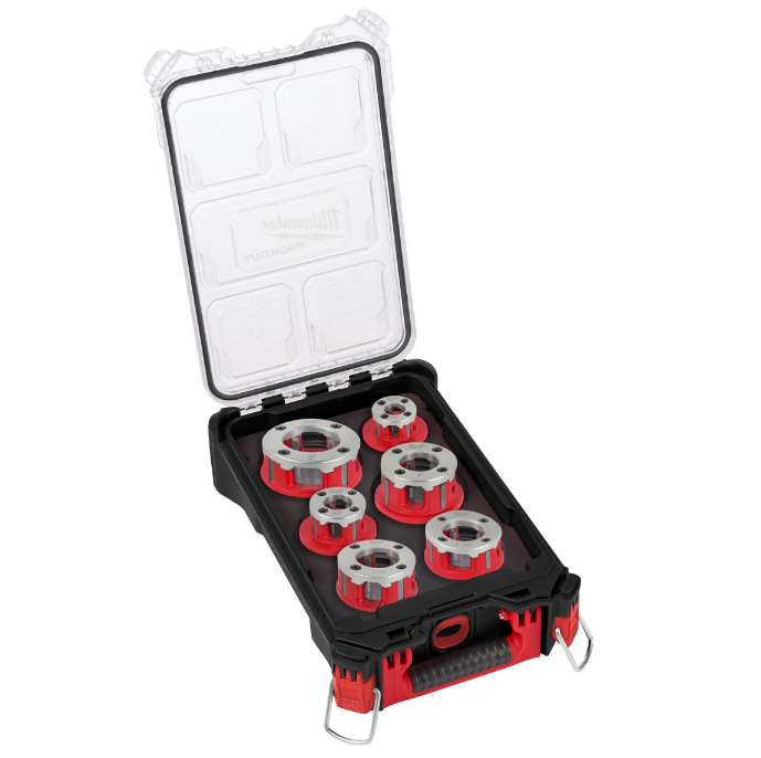 Milwaukee 4932480249 Bussole per filettatrici FPT2HK BSPT Alloy ½″, ¾″, 1″, 1¼″, 1½″, 2″ PER M18 FPT2