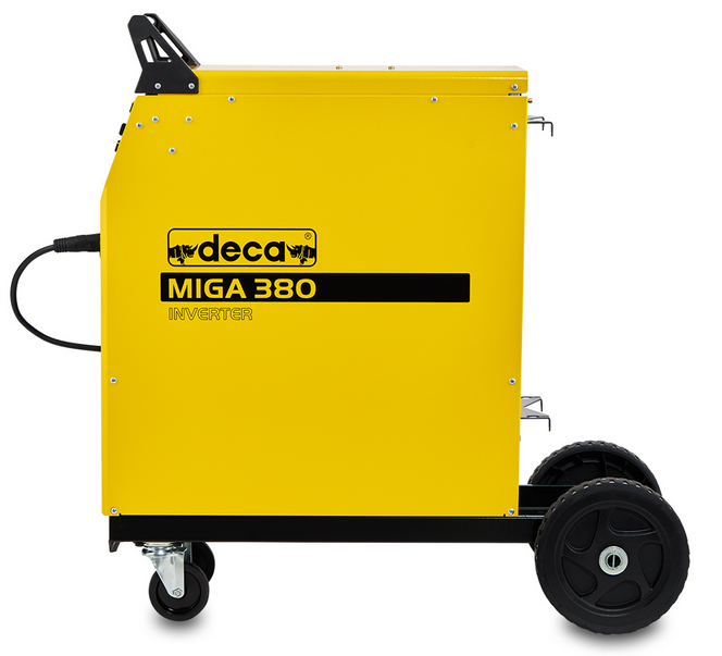 Deca MIGA 380 - Saldatrice multiprocesso sinergica 220V MIG Sinergico / MIG Manuale / No Gas / MMA / TIG Lift.