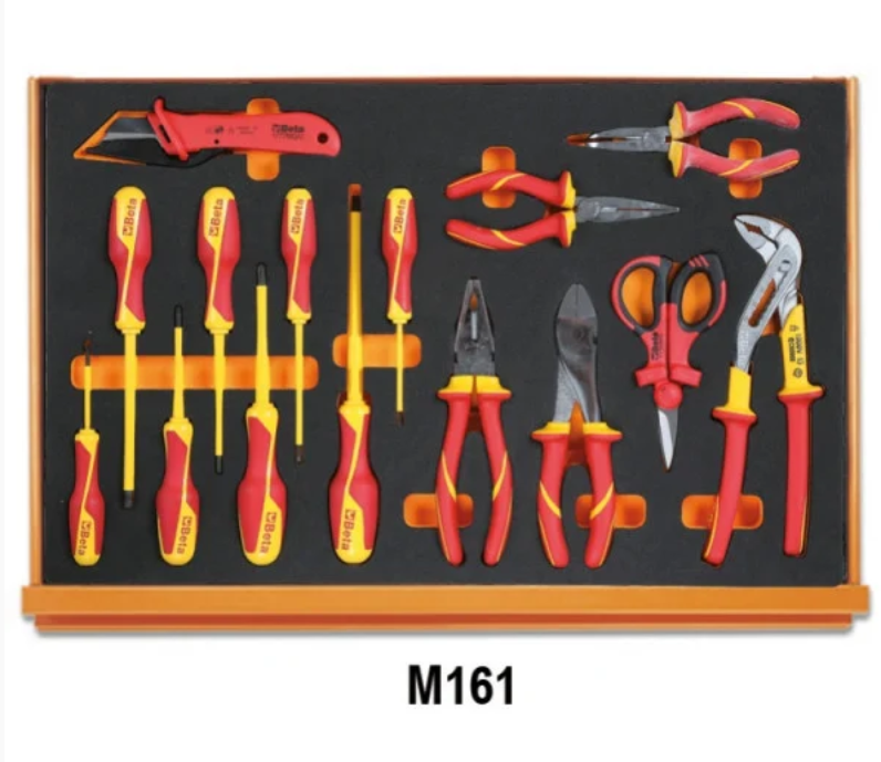 Beta BETA 5988 VHB-MQ Assortimento di 66 utensili per interventi su auto ibrideelettriche e per elettricisti di alto livello