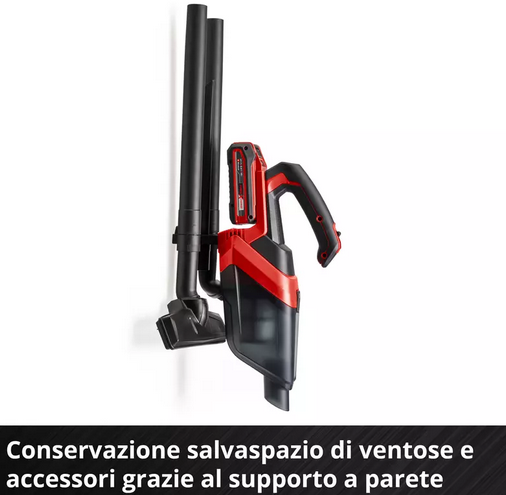 Einhell TE-HV 1806 Li - Solo Aspirapolvere manuale palmare a batteria , solo corpo