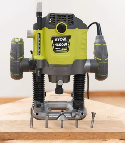 Ryobi RRT1600-K Fresatrice 68mm 1600W , 220V