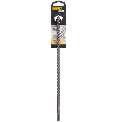 Dewalt DT8931 Punta SDS-PLUS XLR da 10mm e lunghezza 250mm , 4 taglienti al Carburo a Testa Piena