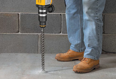 Dewalt DT9417 Punta SDS-MAX da 20mm e lunghezza totale 570mm , 4 taglienti al Carburo per calcestruzzo armato, muratura, pietra naturale e artificiale