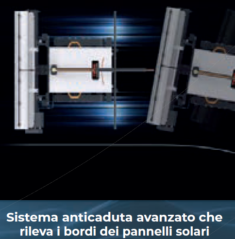 JET PHOTOS R1 S Robot per Pulizia Pannelli Fotovoltaici a batteria motore Brushless con radiocomando senza interferenze