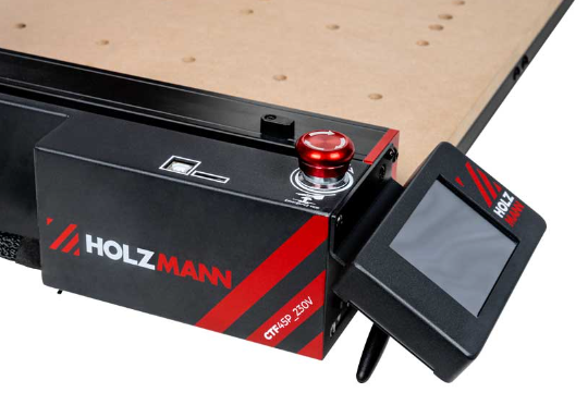 Holzmann ctf45p_230v Fresatrice da banco CNC x legno plastica alluminio con accessori appositi WI-FI