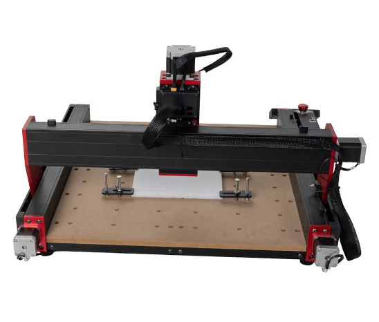 Holzmann ctf45p_230v Fresatrice da banco CNC x legno plastica alluminio con accessori appositi WI-FI