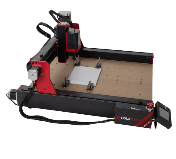 Holzmann ctf45p_230v Fresatrice da banco CNC x legno plastica alluminio con accessori appositi WI-FI