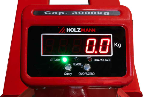 Holzmann HUB30KG Transpallet con bilancia pesatore 3000kg
