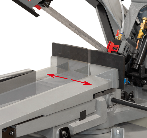 Fervi 0230 Segatrice a nastro a discesa manuale e idraulica gravitazionale 400V - 1500Wtaglio tondo max 250 mm