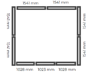 Holzmann LSK3X3 Cabina di protezione laser e multiutilizzo 3086x3086x2043 mm