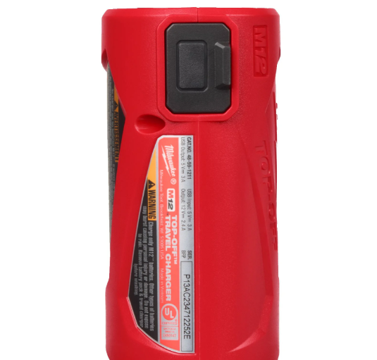Milwaukee M12 TC2-0 Caricabatterie da viaggio M12
