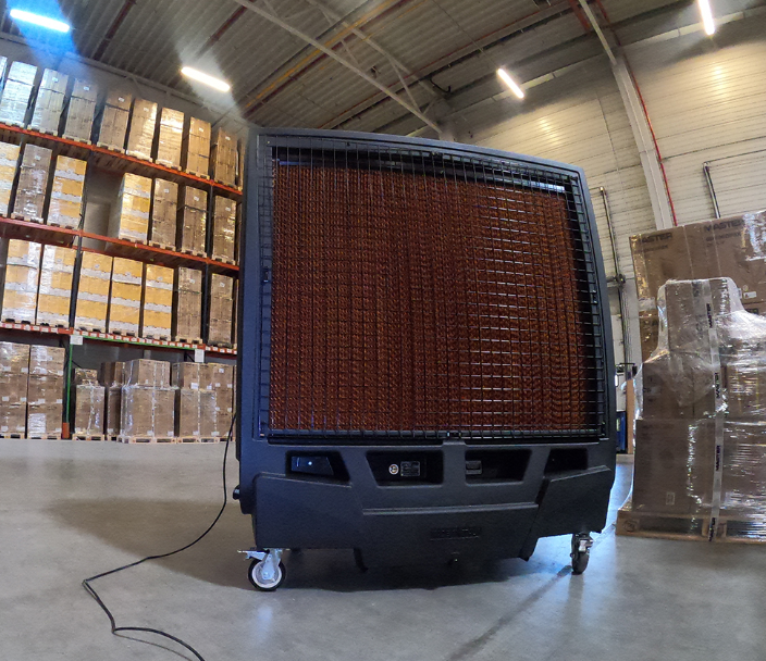 Master BC 341S raffrescatore evaporativo mobile fino max 400 mq - max 30000 m³/h - 220V 1050W no batteri e virus