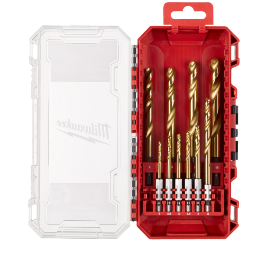 MILWAUKEE 4932493865 Set Punte SW HSS-G TIN PZ.10
