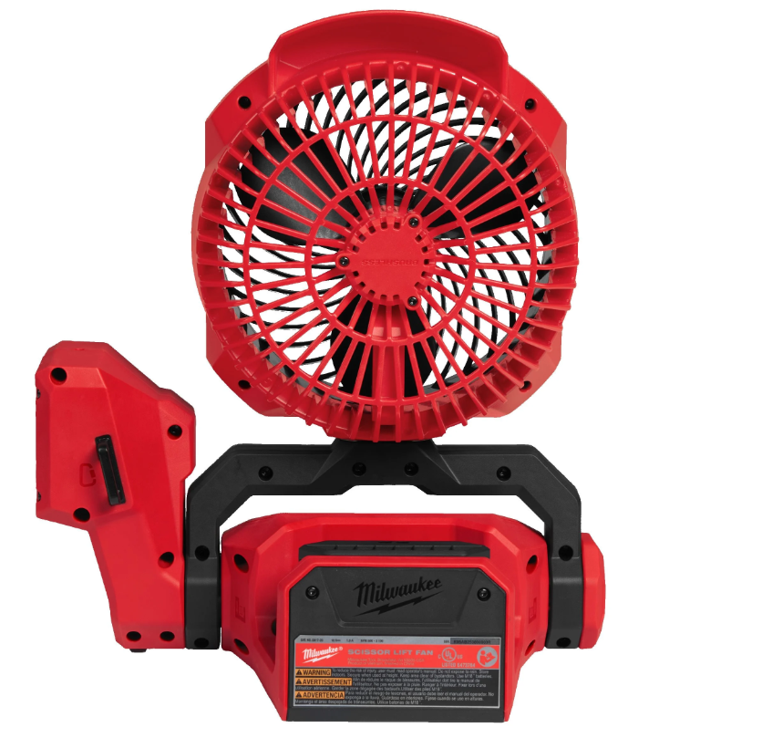 Milwaukee M18 LAF-0 Ventilatore a batteria con morsa da fissare ovunque , solo corpo