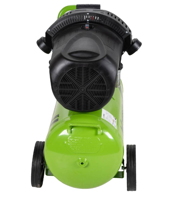 Zipper ZI-COM50-2V510E Compressore bicilindrico 50 litri 10 Bar 2,7 HP - 220V - max 412 l/min , inclusi set utensili