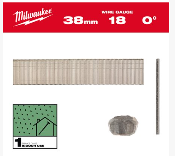 Groppini 5000 pz per Milwaukee M12 FCN18GS misure a scelta