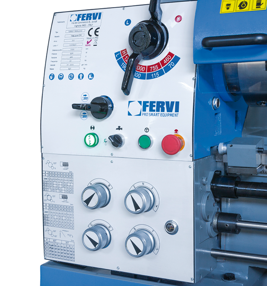 Fervi T998/400VI3A - Tornio parallelo con inverter