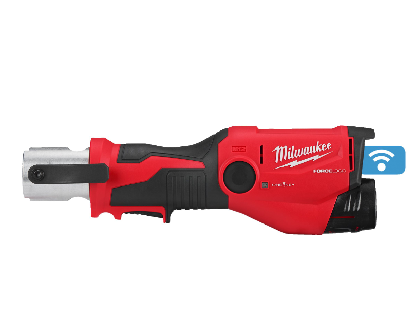 Milwaukee M12 ONEHPT-202C Pressatrice idraulica compatta Force Logic M12 , con n.2 batterie m12 2.0Ah
