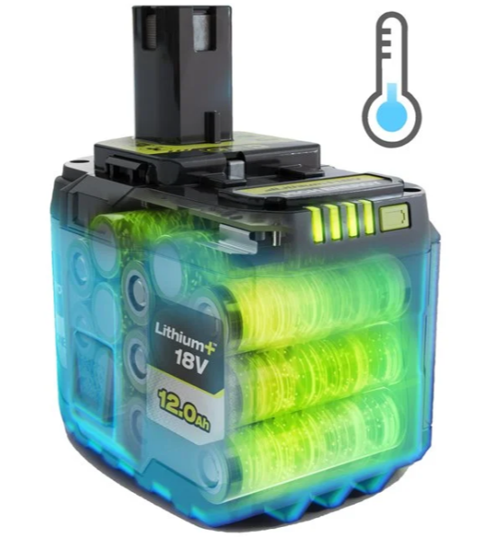 Ryobi RB18120T Batteria 12.0 Ah High Energy Lithium+