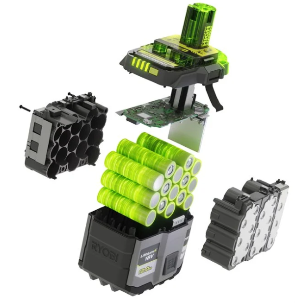 Ryobi RB18120T Batteria 12.0 Ah High Energy Lithium+