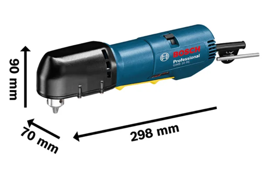 Bosch GWB 10 RE PRO Trapano e avvitatore ad angolo 170W coppia max 5,5 Nm 220V