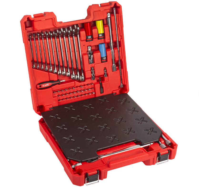 Milwaukee Set Professionale 108 pz per meccanici con attacchi 1/4'' - 3/8'' - 1/2''