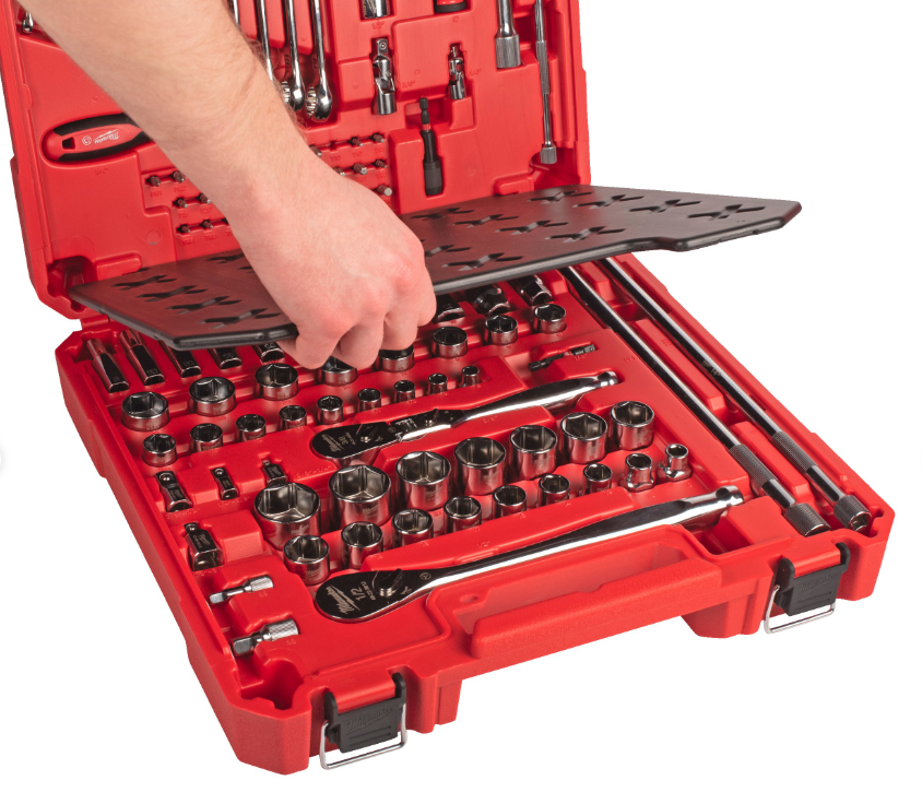 Milwaukee Set Professionale 108 pz per meccanici con attacchi 1/4'' - 3/8'' - 1/2''