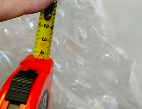 Pluriball bolla grossa AirCap DL 1500 rotolo imballaggio bolle d'aria altezza 150 cm lunghezza 50 mt