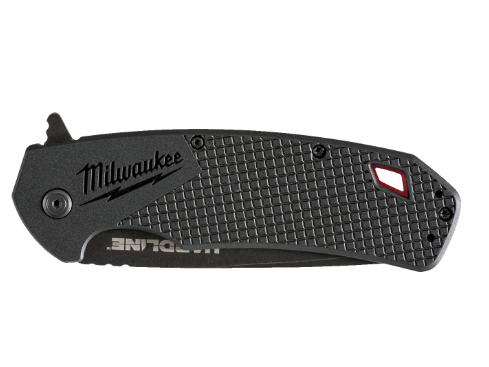 Milwaukee 4932492453 Coltello sport richiudibile a lama liscia extra resistente da 89 mm