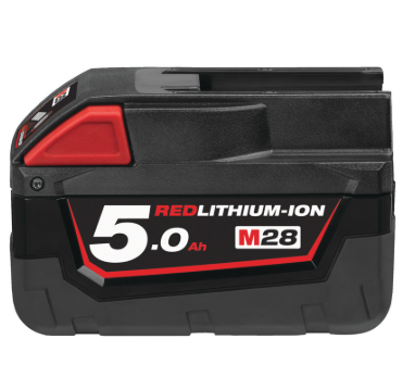 Milwaukee M28 B5 batteria da 28V 5.0 Ah solo per elettroutensili Milwaukee da 28V