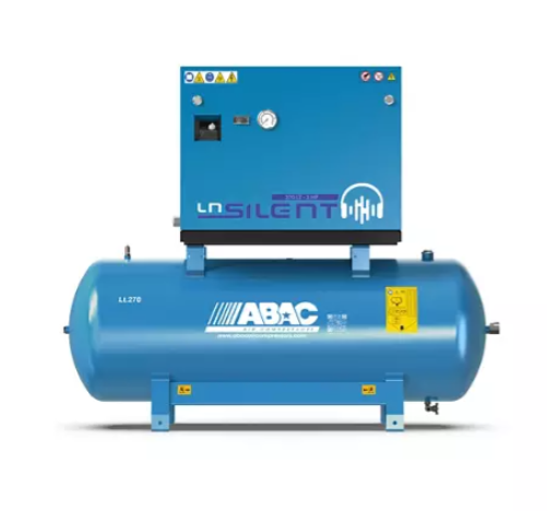 Abac LN1 A39B 270 DOL Silent Compressore a pistone 10 Bar - 270 litri - 65 dB , voltaggio a scelta